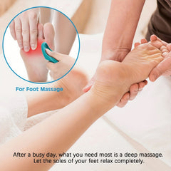 Thumb Massager Protector Set with Palm Sea Urchin Massage Tool - Green
