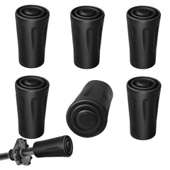 8pcs Rubber Trekking Pole Tips for Hiking Walking Sticks