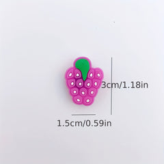 24pc Resin Shoe Charms Cartoon Shoe Buckle Clogs DIY Decoration