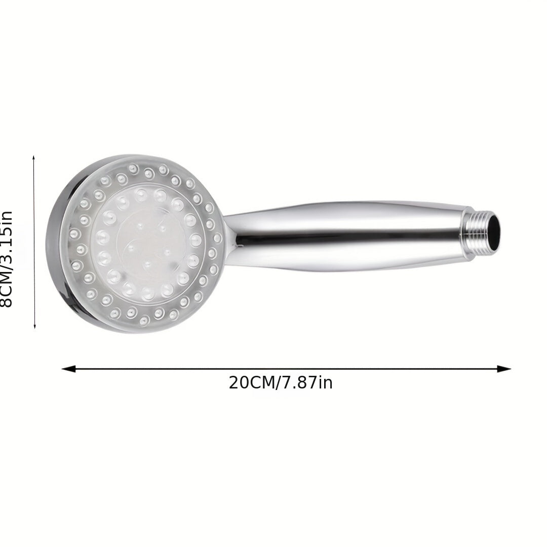 7 Colors Changing LED Shower Head Rainfall Shower Sprayer
