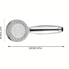 7 Colors Changing LED Shower Head Rainfall Shower Sprayer