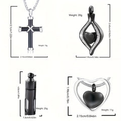 Pet Memorial Pendant Cremation Urn Necklace