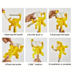 Household Paint Brush and Roller Set for Wall Repair