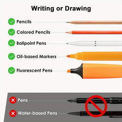 Transparent Sticky Notes 6 Waterproof Adhesive Pads