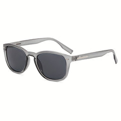 Square Sunglasses Retro Rivet Decor Anti Glare UV400