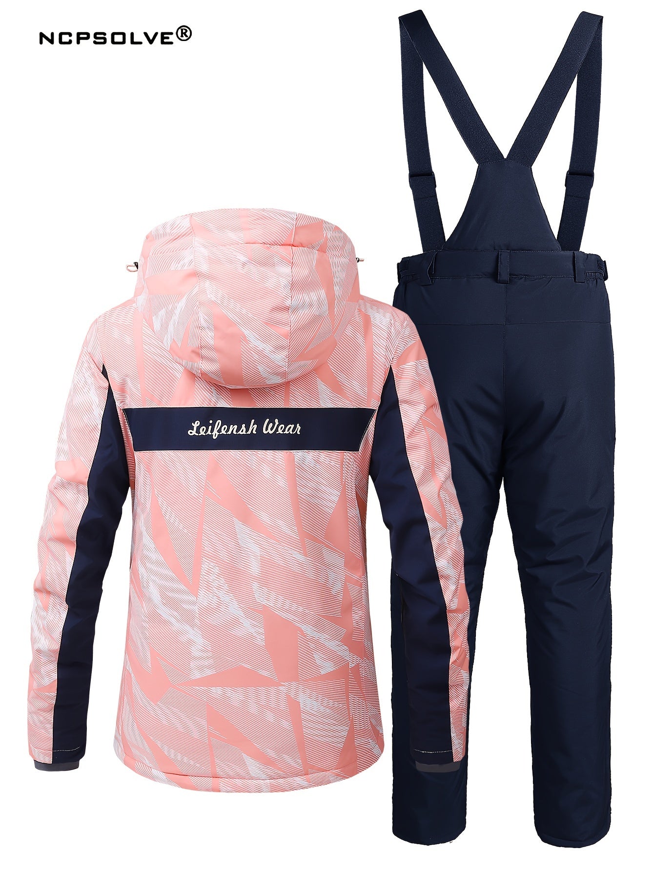 Snowflake Print Ski Set - Women's Activewear