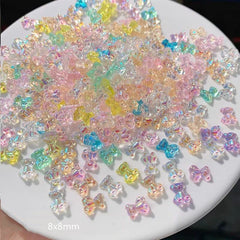 3D Bear Resin Nail Art Decorations Crystal Bear Shaped Nail Charms