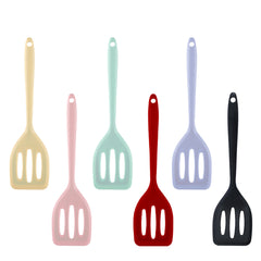 Small Silicone Frying Turner Spatula High Heat Resistant For Fish Eggs Pancakes