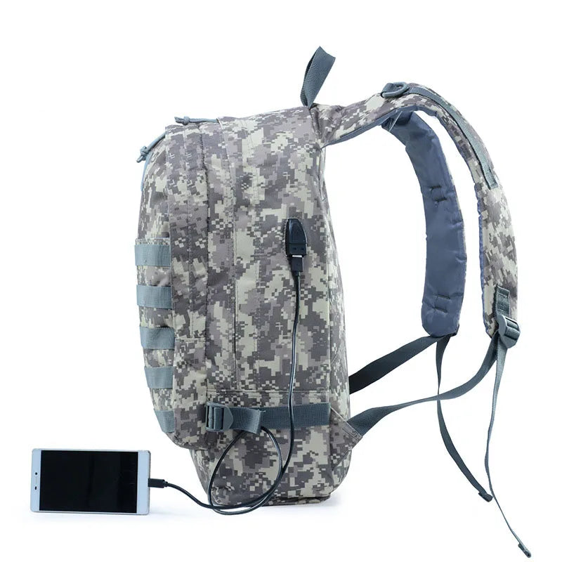 31L Camo Backpack Outdoor Travel Rucksack Bag Hiking Camping Army