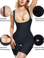 Women's Sleeveless Shapewear Jumpsuit Tummy Control Butt Lifting