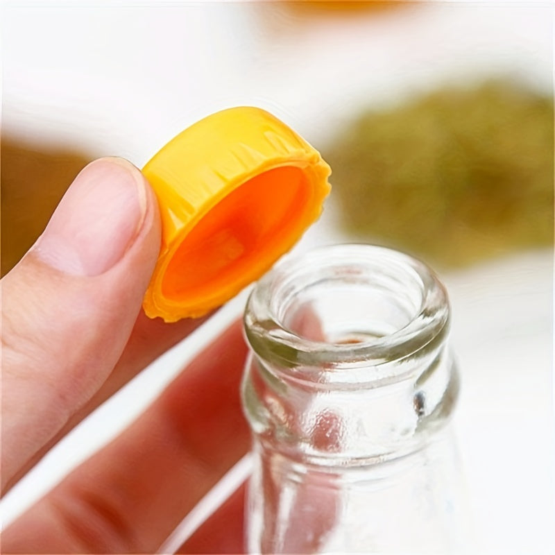 6pcs Silicone Bottle Cap Sealed Beer Lid Kitchen Vinegar Soy Sauce Bottle Soda C