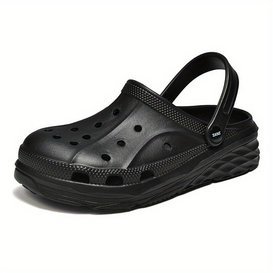 Men's Clog Sandals with Strap Casual Outdoor Walking Shoes