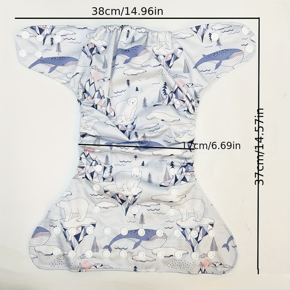Mumsbest Reusable Cloth Diaper for Infants 8-60 lbs