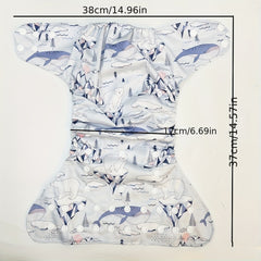Mumsbest Reusable Cloth Diaper for Infants 8-60 lbs