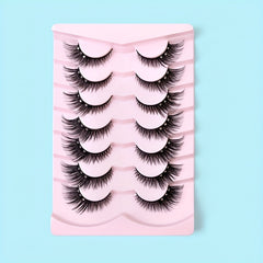 Bejeweled Full Strip False Eyelashes Natural Volume Curly Makeup Lash Extension