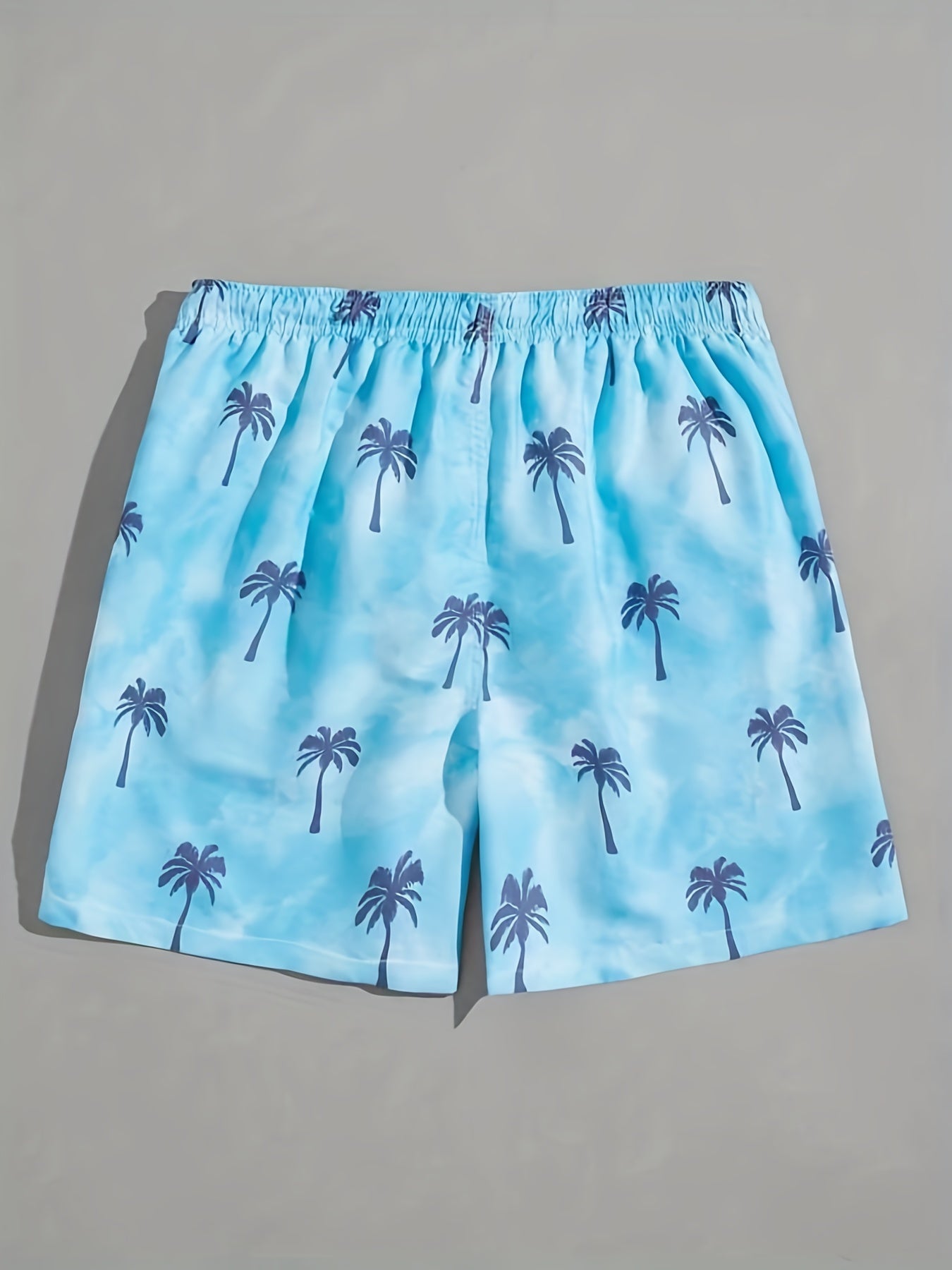 Men's Palm Tree Beach Shorts - Summer Outing Style
