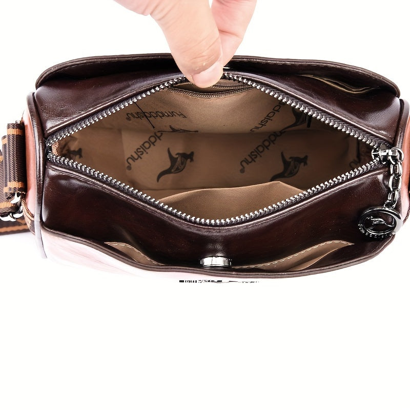 Water Resistant Crossbody Handbag with Adjustable Strap