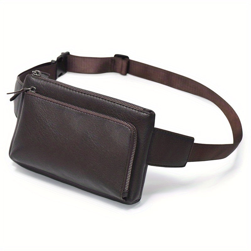 Leather Sling Fanny Pack for Men & Women