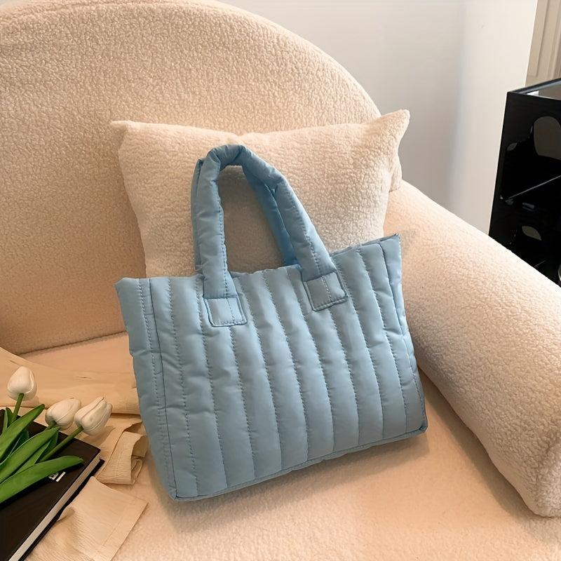 Minimalist Solid Handbag All Match Storage Bag Women's Bag