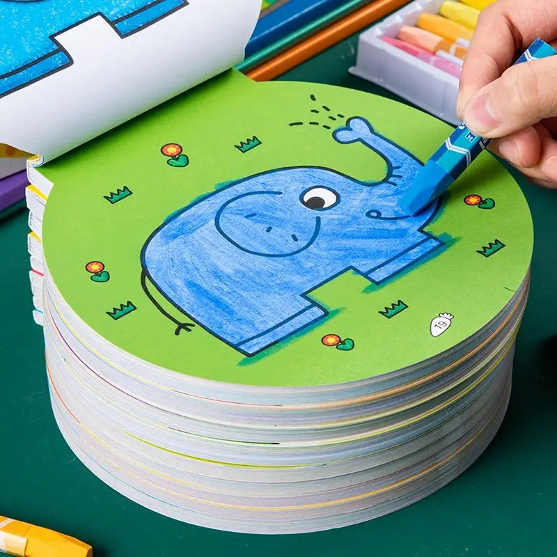 Colorful Maze Picture Book for Easter and Birthdays