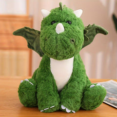 23cm Milk Dragon Dinosaur Egg Hatching Plush Toy Set