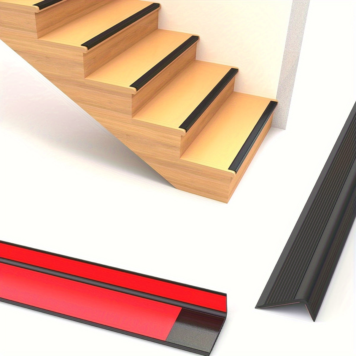 100 Self Adhesive Stair Edge Protector Anti Slip Stair Corner Trim