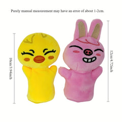 2 Pack Puppy Plush Toy Interactive Dolls Soft Polyester Pet Playful Decor