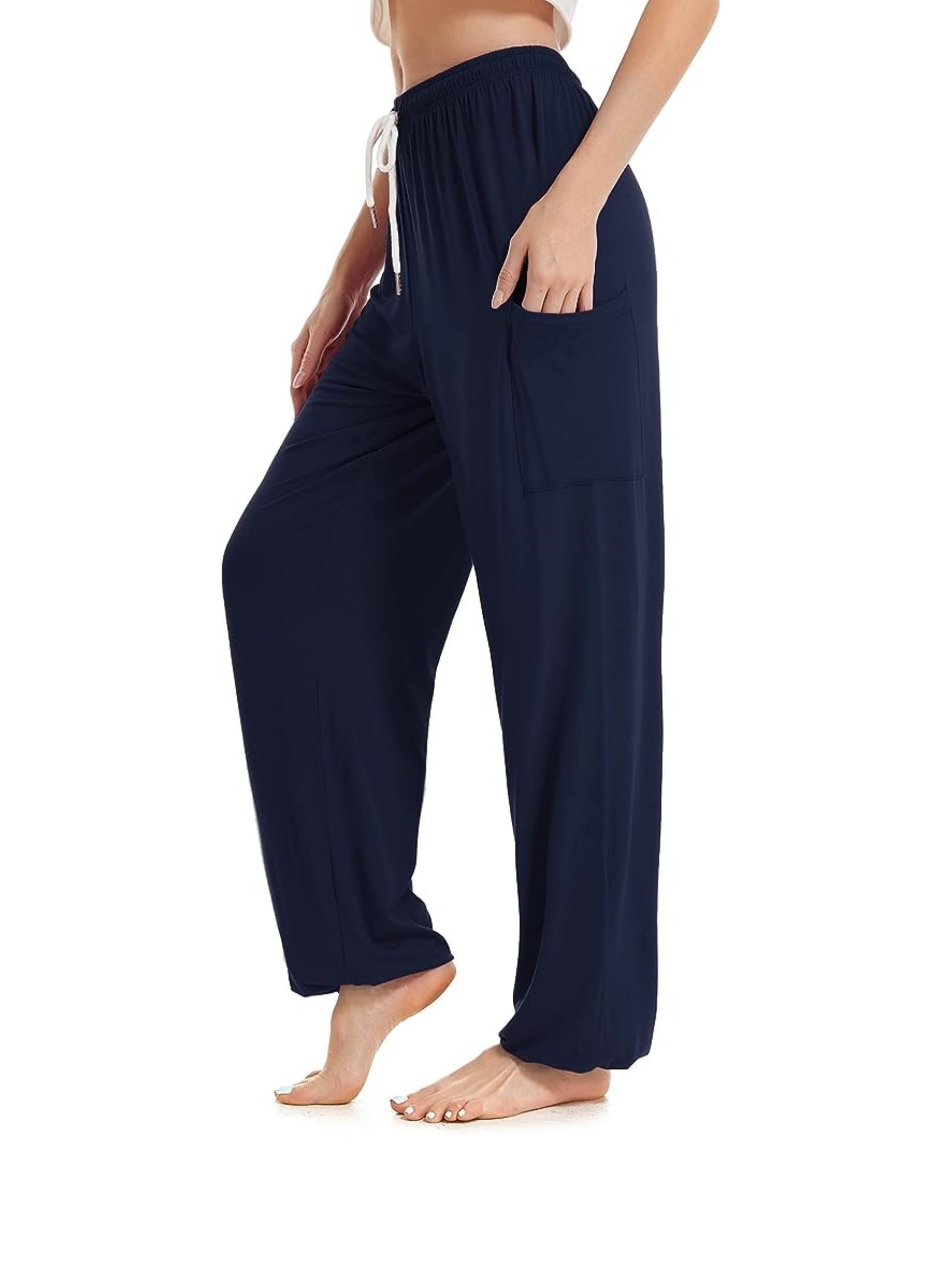  Solid High Rise Jogger Trousers
