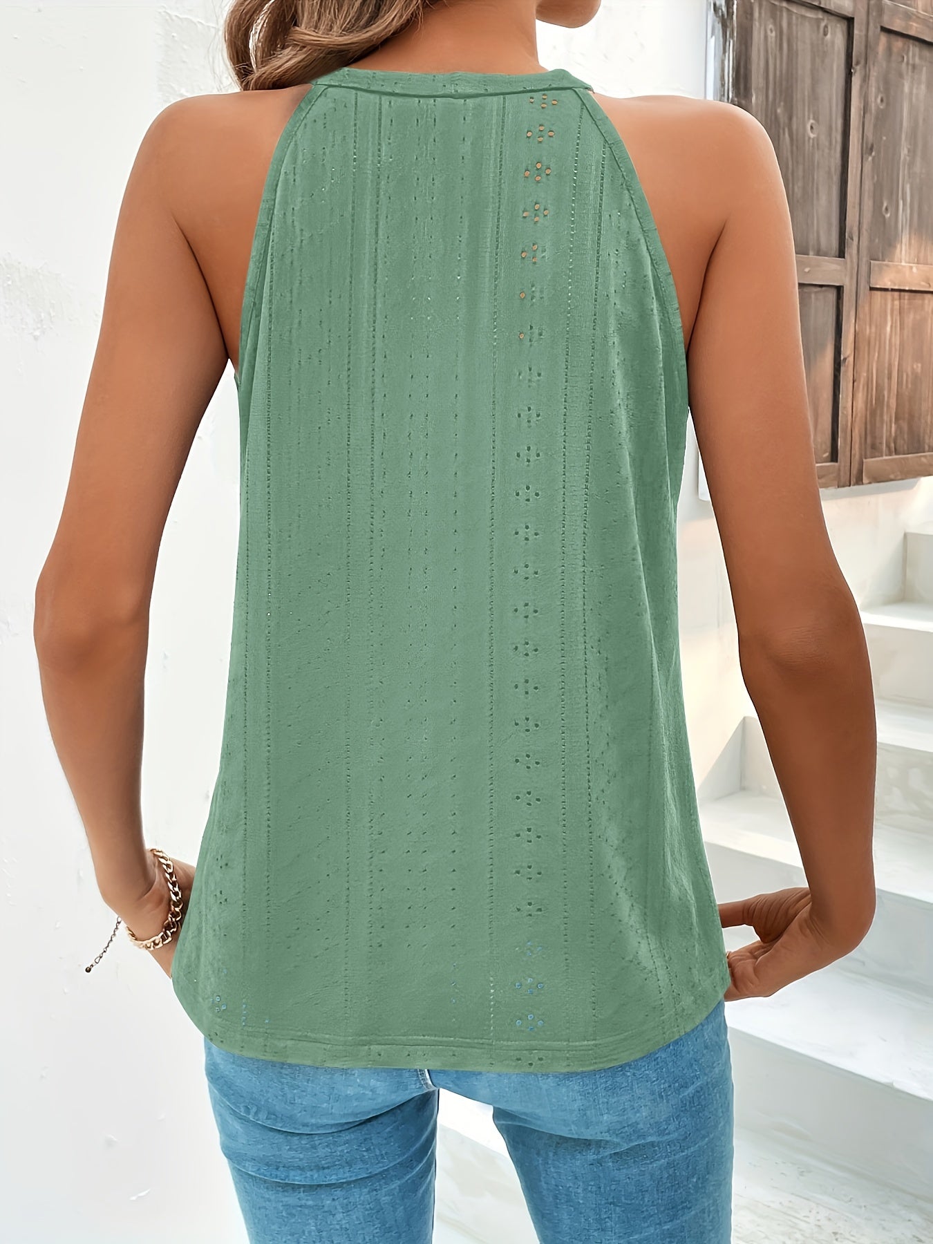 Breathable Halter Neck Sleeveless Cami Top