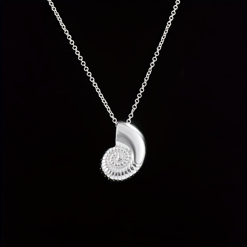 Seaside Summer Conch Necklace Clavicle Chain Snail Shell Pendant