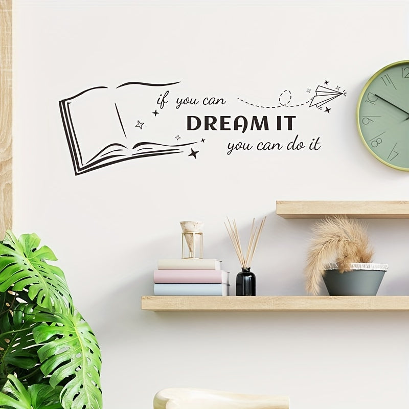 Dream It You Can Do It Wall Decals - Office Bedroom Sign Decor