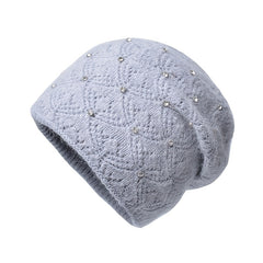 Knitted Winter Beanie Hat for Women