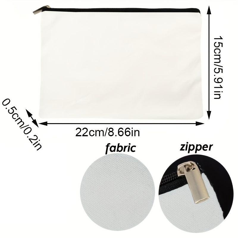 Ballet Canvas Makeup Bag Portable Toiletry Organizer