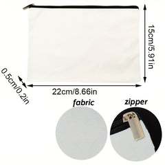 Ballet Canvas Makeup Bag Portable Toiletry Organizer