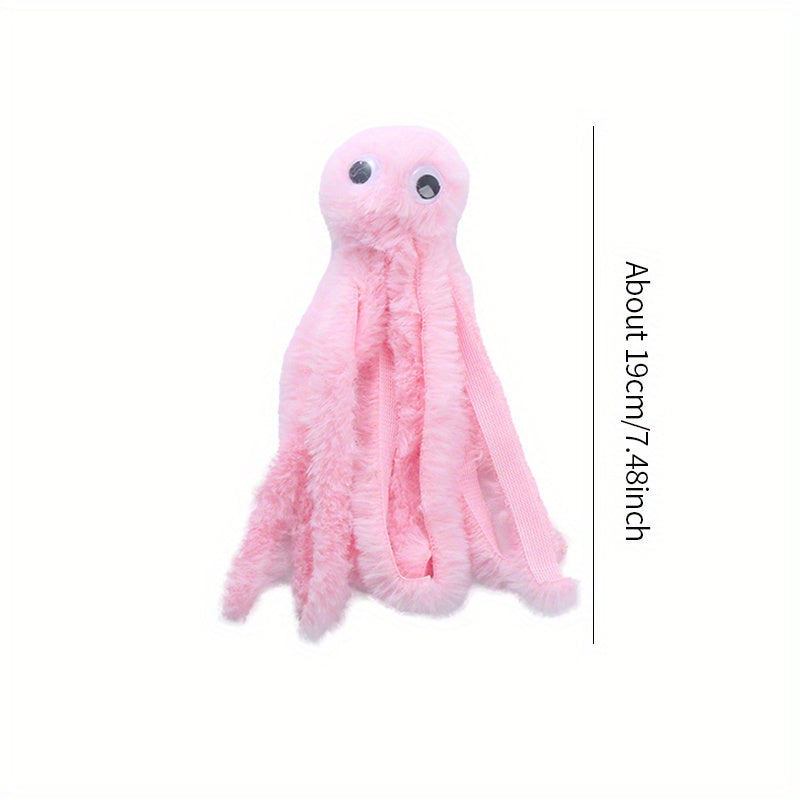 Octopus Pet Plush Toy Chew Durable Cat Toy For Cat And Dog
