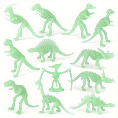 Dinosaur Skeleton Toys Set - T-Rex, Brachiosaurus, Triceratops