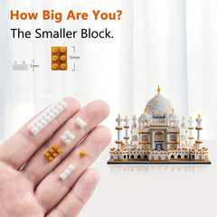 863pcs Taj Mahal Castle Building Model Micro Diamond Small Particle Building Blo