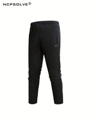 Men's Athletic Suit Stretchy Pants & Zip Up Jacket Stand Collar