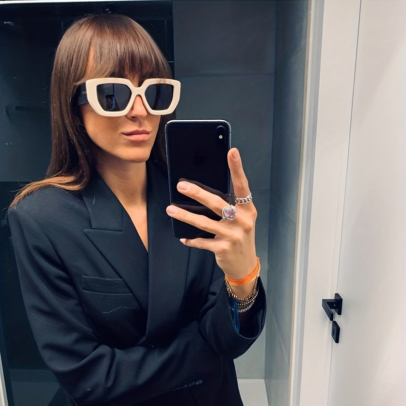 Y2K Square Sunglasses For Women Men UV400