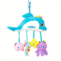 0-1 Years Old Baby Bed Bell Rattle Mirror Car Pendant