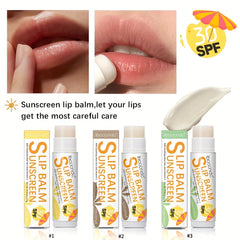 SPF 30 Lip Balm Pre Makeup Base Watermelon Banana Coconut Flavours