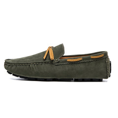 Women's Casual Flat Loafers Stitching Details Slip On Shoes