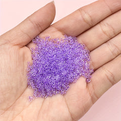 1000Pcs Colorful Glass Heart Spacer Beads for Jewelry Making