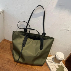Modern All-match Solid Women Shoulder Bag Portable Lady Handbag Eco-friendly