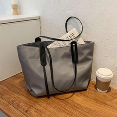 Modern All-match Solid Women Shoulder Bag Portable Lady Handbag Eco-friendly