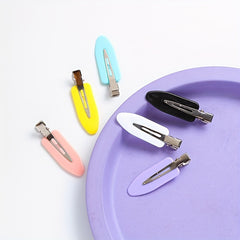 12pcs No Bend Hair Clips No Crease Barrette Duck Money Clip No Concave