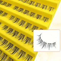 120pcs Smooth Faux Mink False Eyelashes DIY All Match Cluster