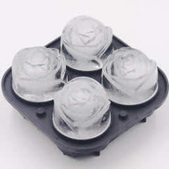 Rose Silicone Ice Cube Tray Mold Kitchen Gadget