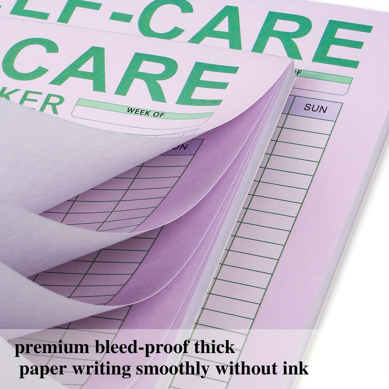 Self Care Planner Notepad - Prioritize Health, Achieve Balance - 52 Sheets