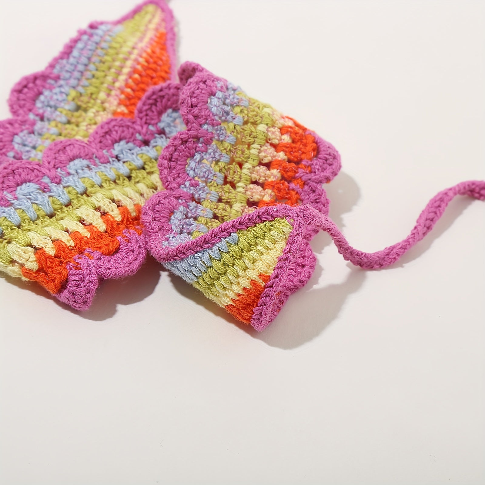 Rainbow Hollow Crocheted Headband Hair Accessories